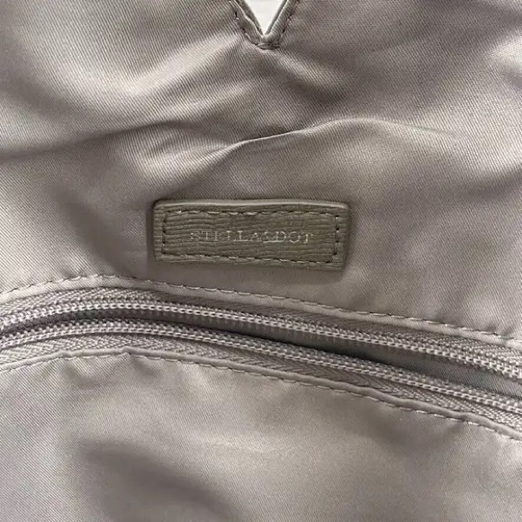 STELLA & DOT Two-Toned Criss-Cross Hobo Bag - Picture 7 of 7